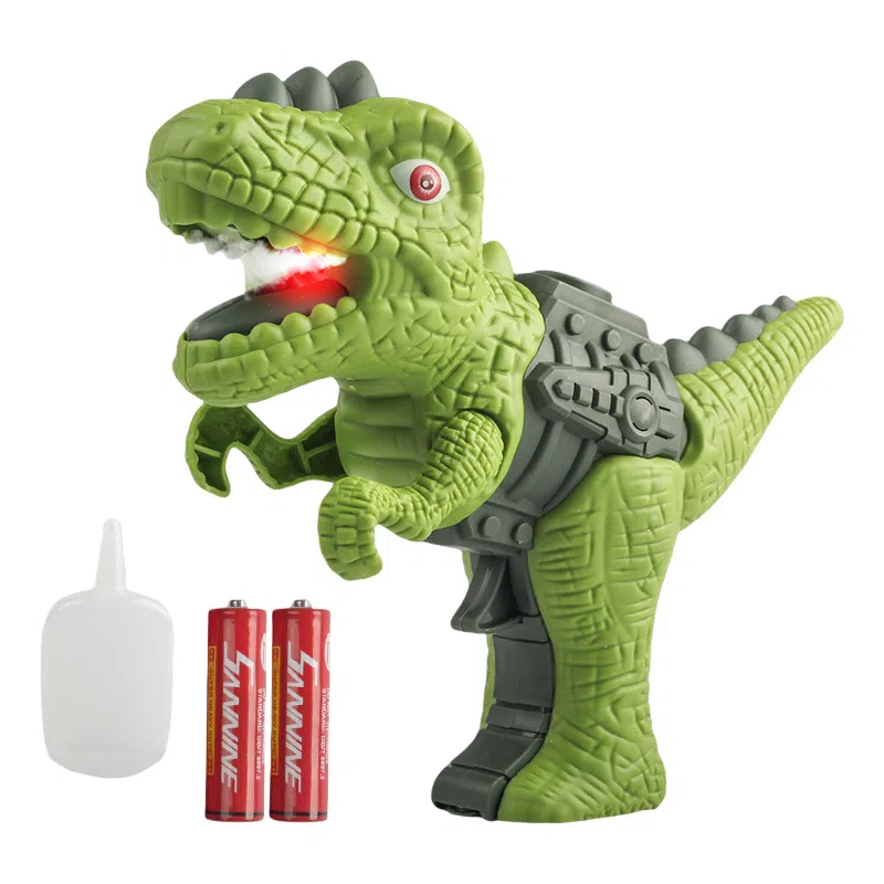 咕轹 恐龙喷雾枪 仿真霸王三角龙模型 玩具