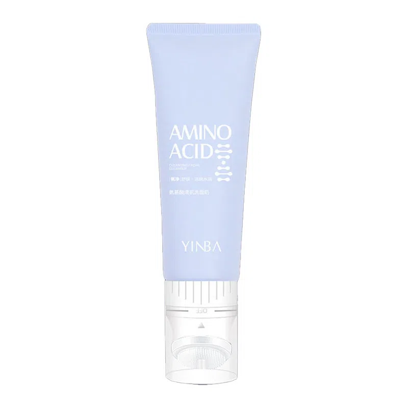 茵芭 氨基酸清润净颜洗面奶 清爽补水清洁 带刷头