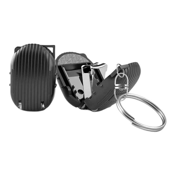 馨枕居 便携带钥匙扣翻盖指甲剪 折叠迷你