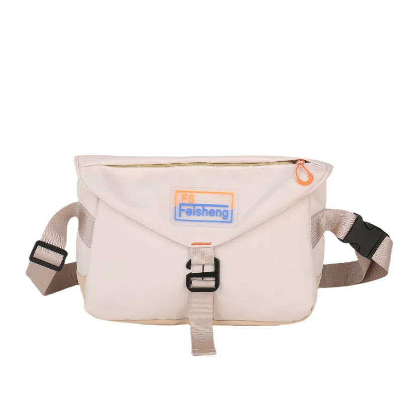 恒源祥 日系工装通勤百搭休闲 尼龙布 轻便小方包手机包户外潮单肩斜挎包 常规 男女同款情侣款 黑色