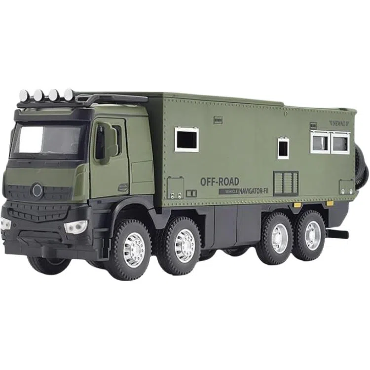 星星科教 奔驰诺玛迪森露营旅行房车合金车模收藏 成品模型