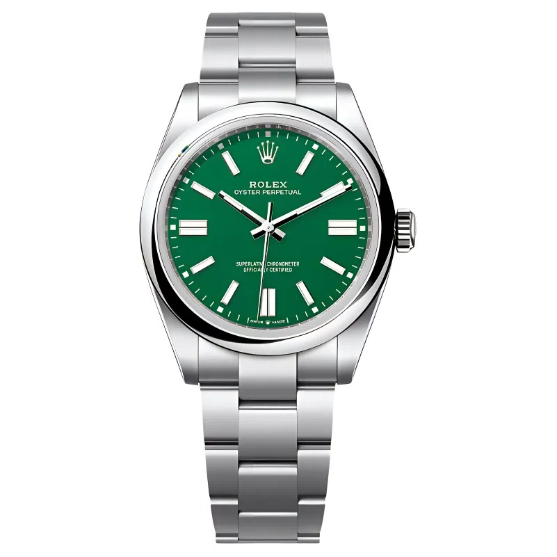 Rolex Oyster Perpetual 41mm Green Dial