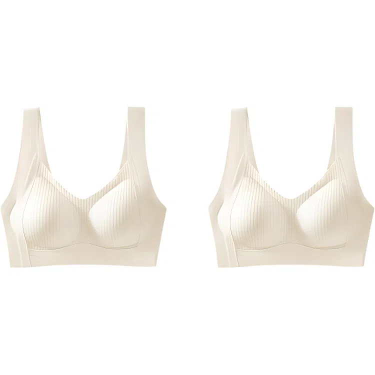 俞兆林 透气无痕小胸聚拢上托防下垂软支撑无钢圈收副乳文胸 女款 组合装