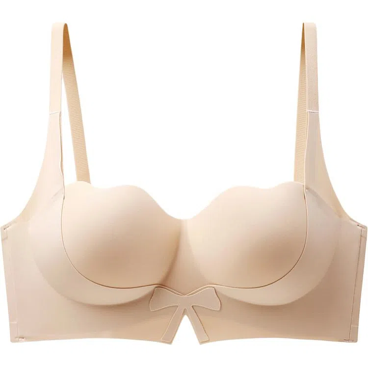 草本初色 无痕小胸聚拢显大半杯外扩漫画胸提拉收副乳防下垂文胸 女款