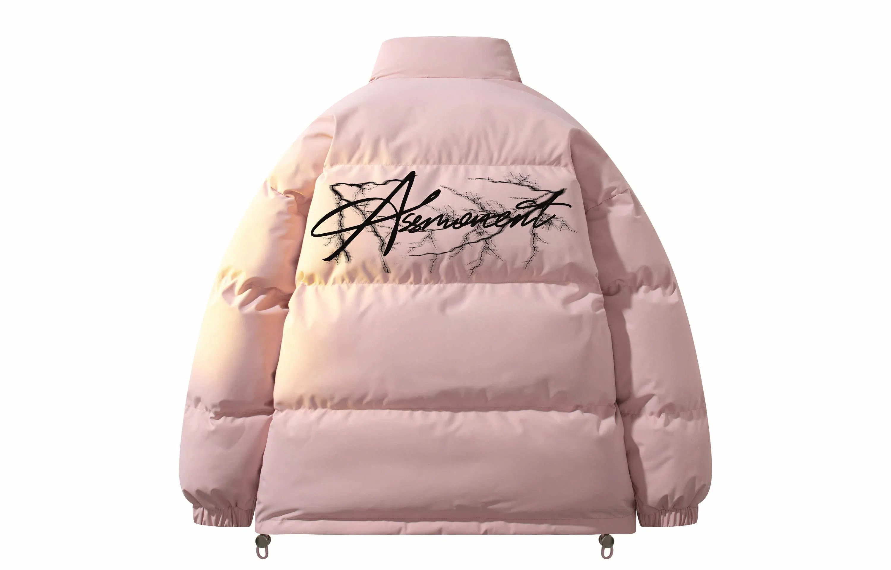 SUNSETMONENT Lightning Letter Puffer Jacket