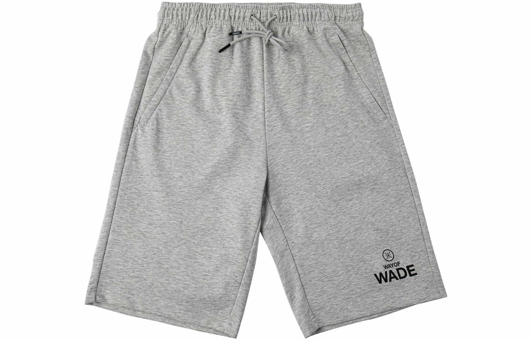 中国李宁 韦德系列  字母元素印花运动短裤 男款 灰色