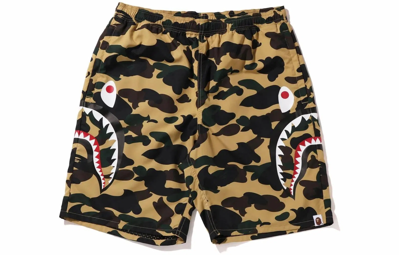 A BATHING APE Shark Camo Shorts