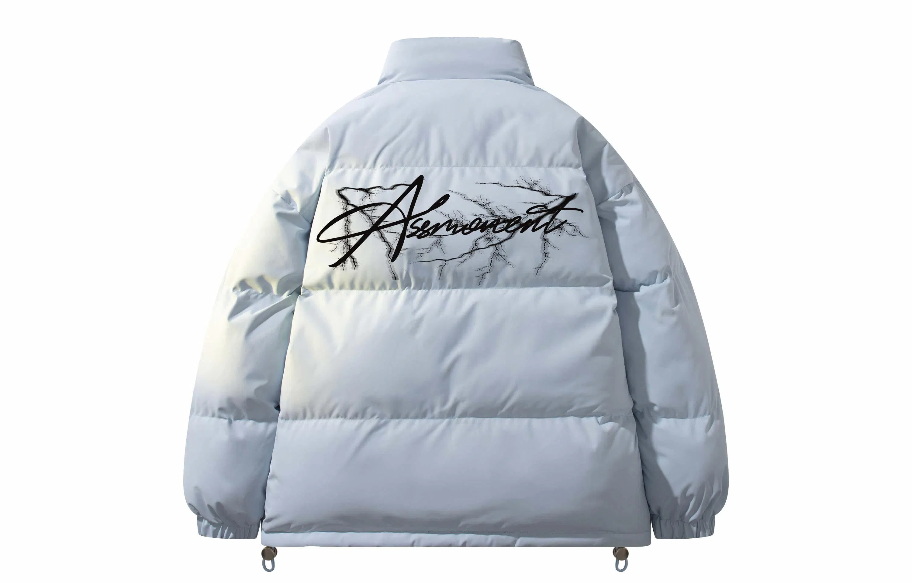 SUNSETMONENT Lightning Letter Puffer Jacket