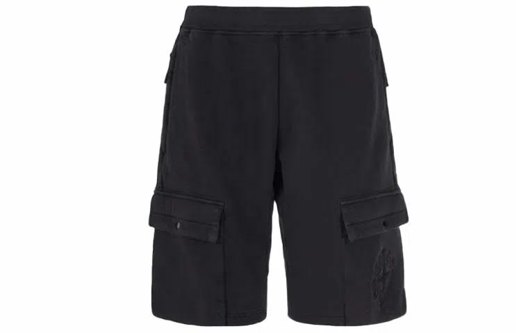 Stone Island SS22 Black Shorts