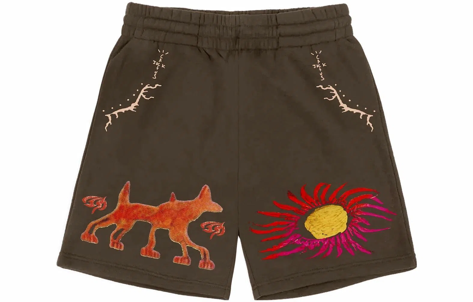 Travis Scott Cactus Jack FW22 Brown Shorts