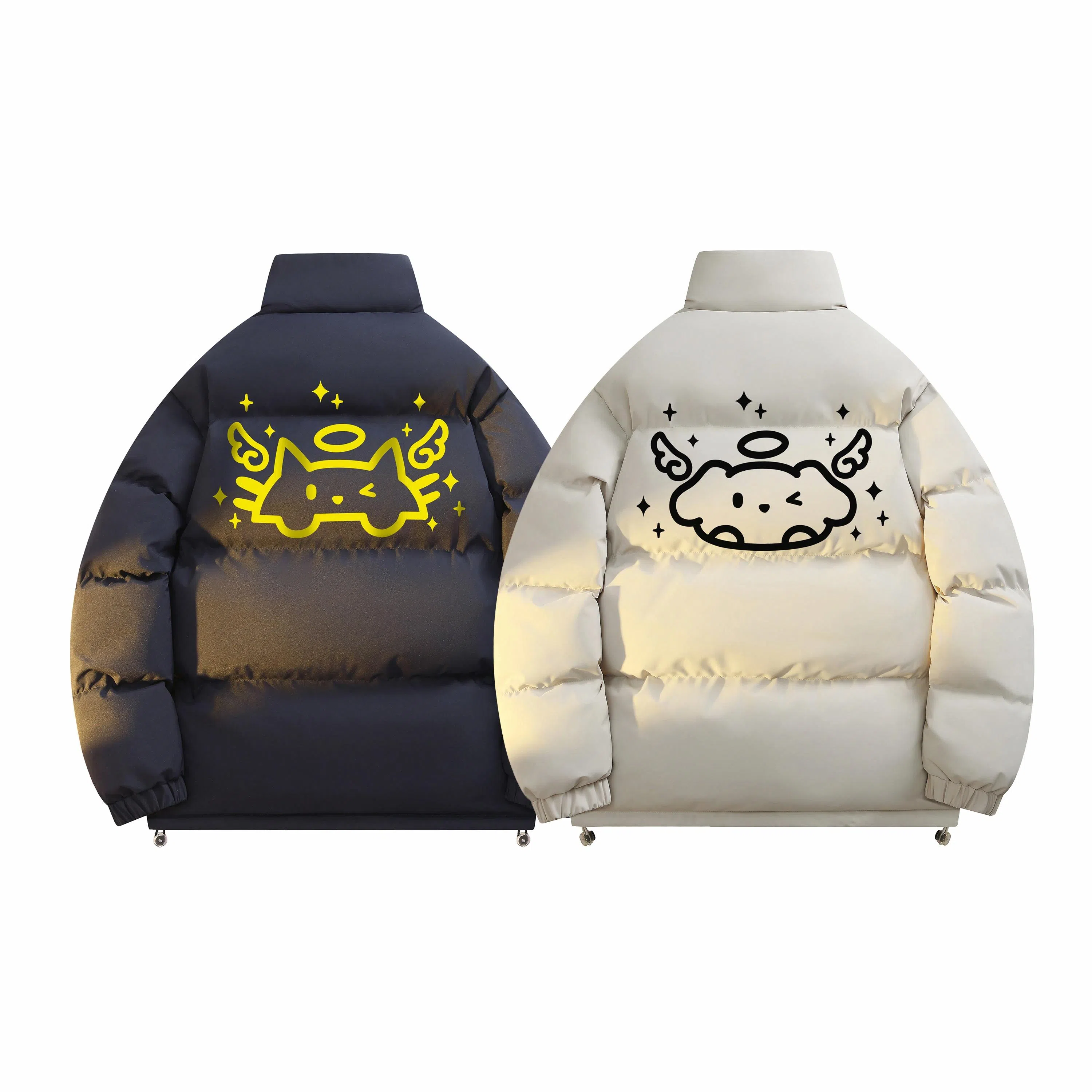 ROBINHOOD Retro American Streetwear Puffer Jacket