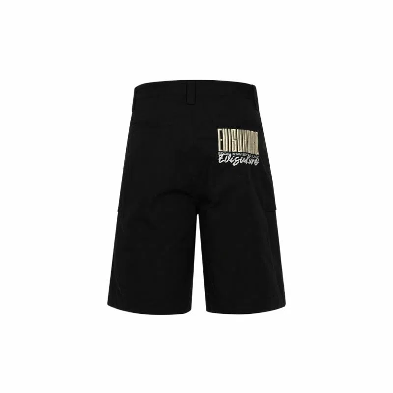 EVISU KURO SS24 Black Shorts