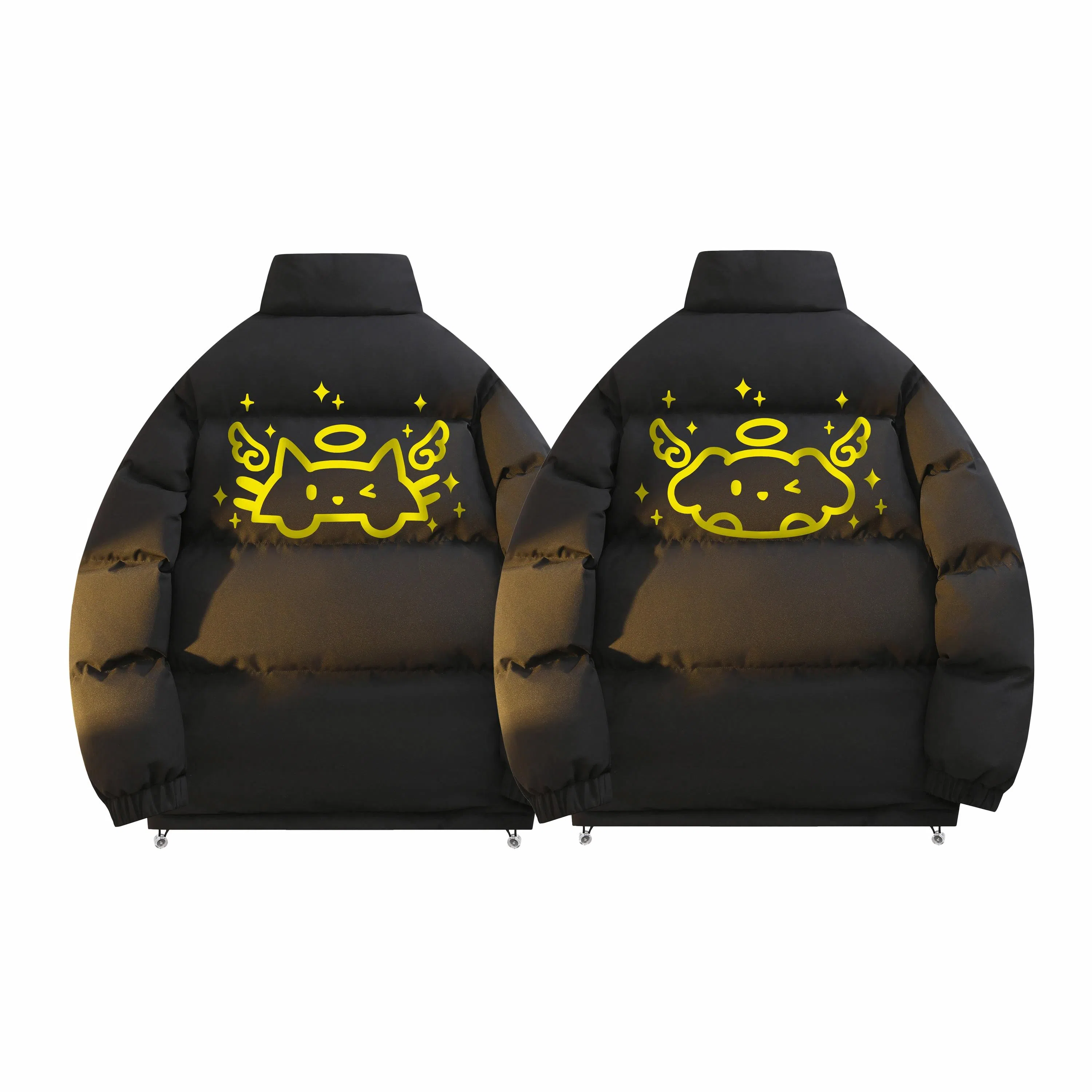 ROBINHOOD Retro American Streetwear Puffer Jacket