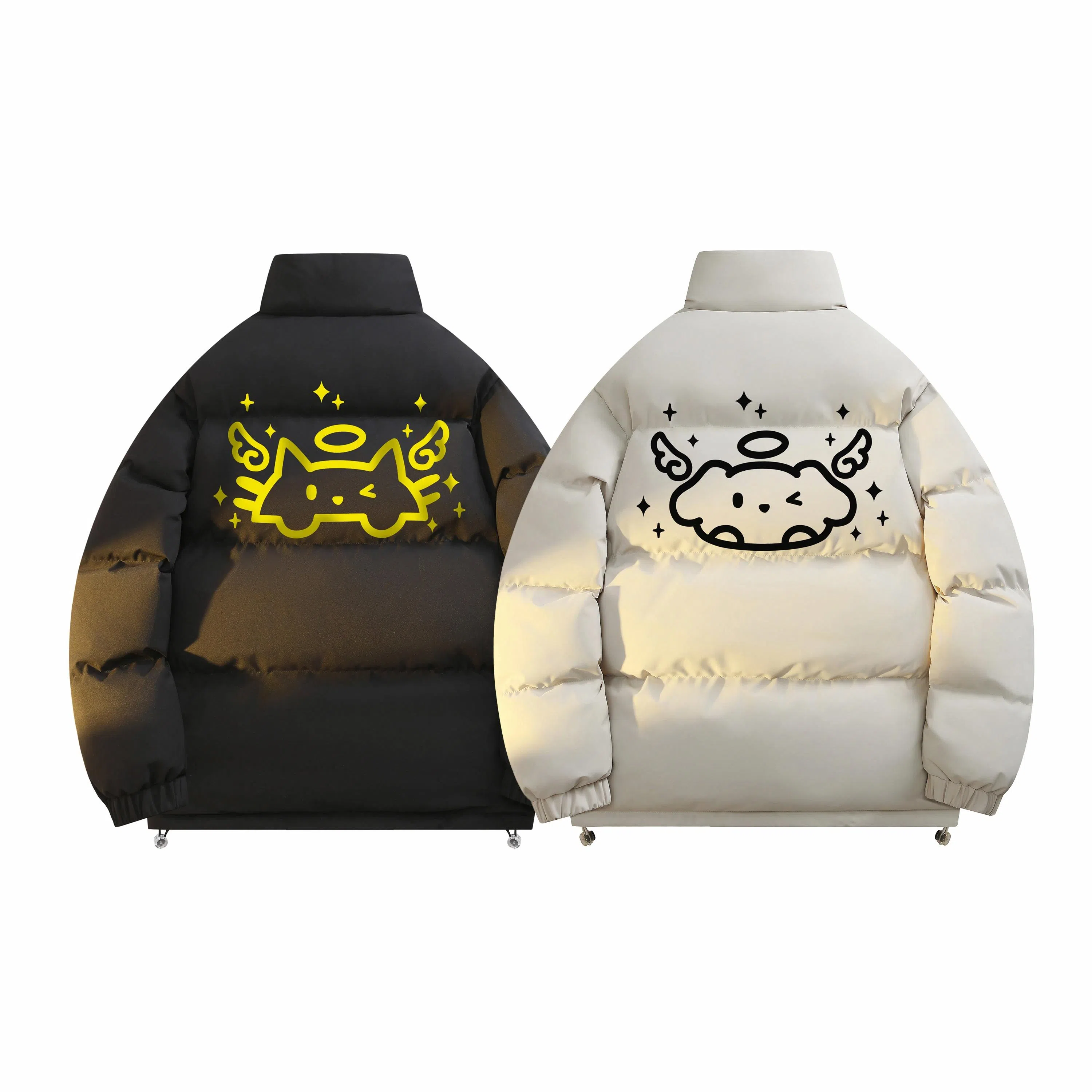 ROBINHOOD Retro American Streetwear Puffer Jacket