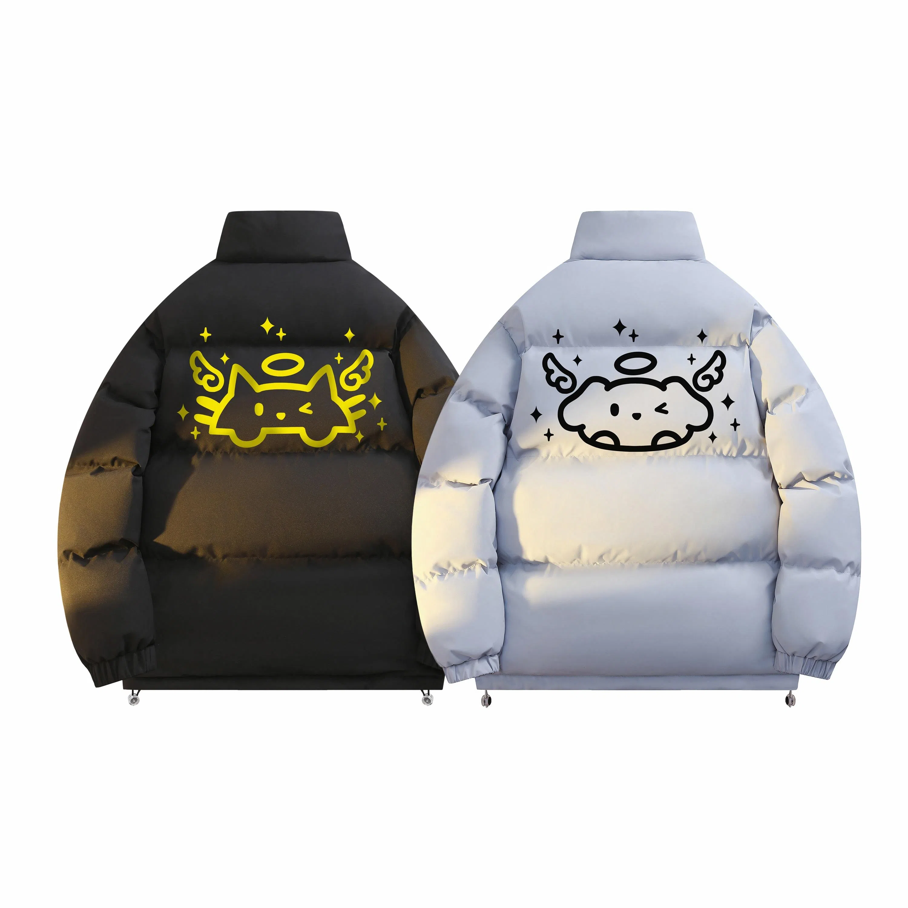 ROBINHOOD Retro American Streetwear Puffer Jacket