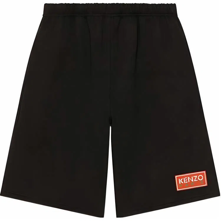 KENZO SS23 Logo Shorts Black