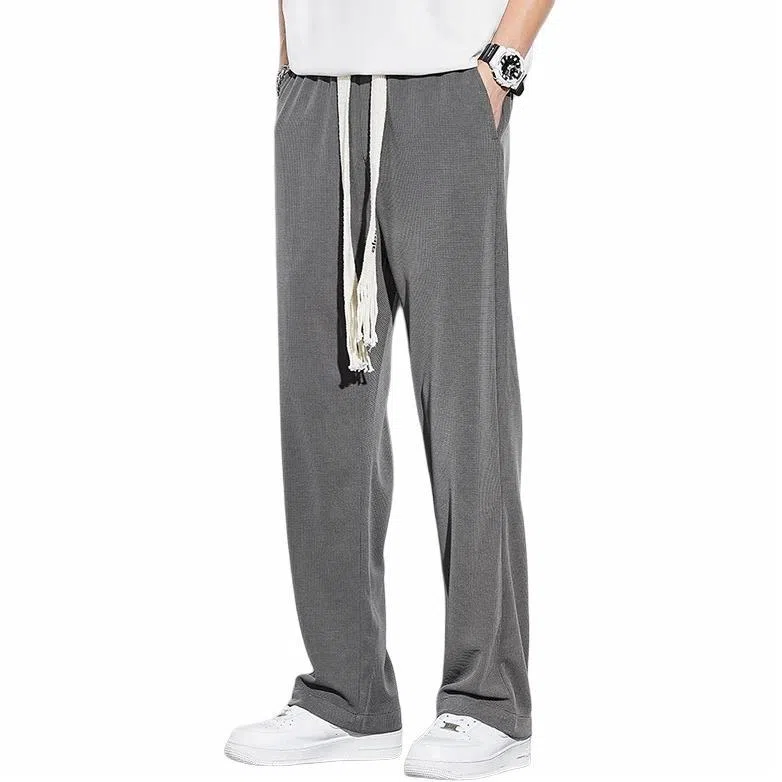 隐狼世家 夏季冰丝薄款休闲裤 男款