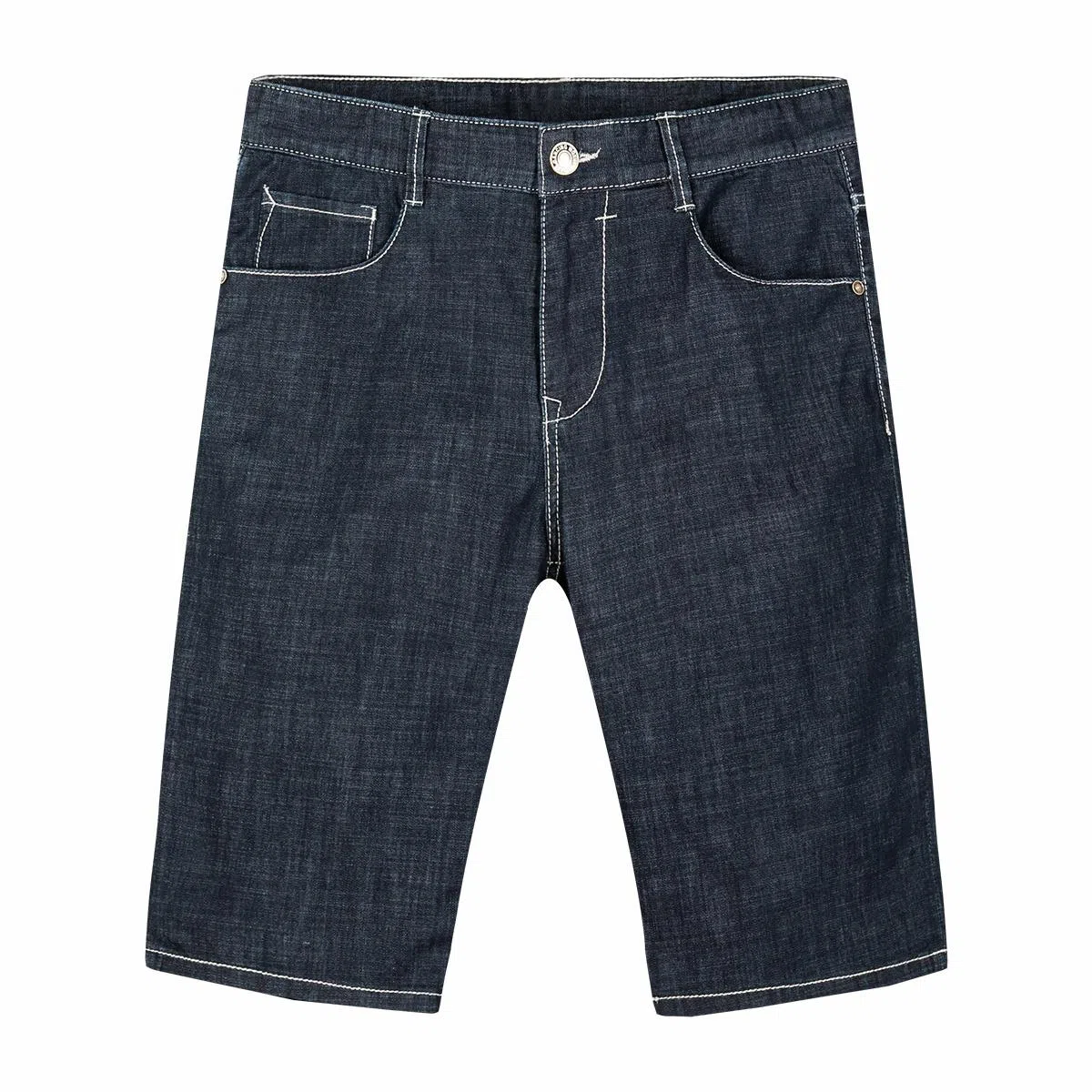 与狼共舞 潮流时尚百搭休闲舒适轻薄透气吸汗牛仔短裤 男款