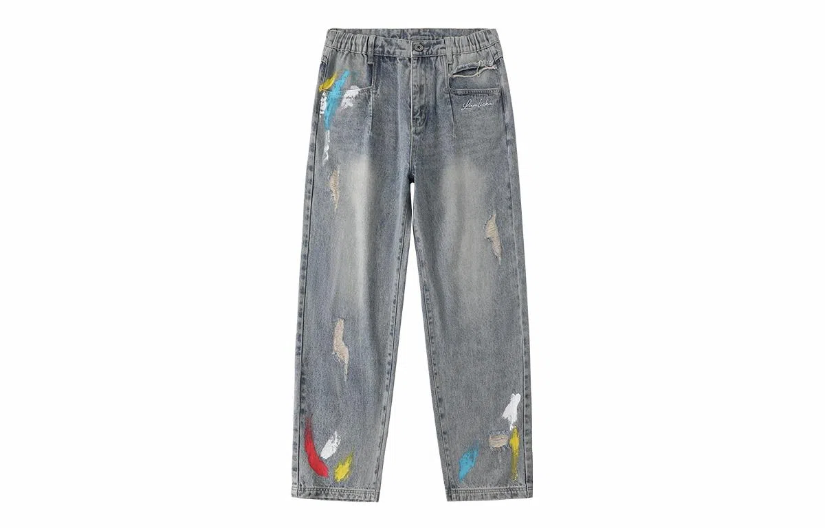 LAMLICKA Vintage Graffiti Jeans