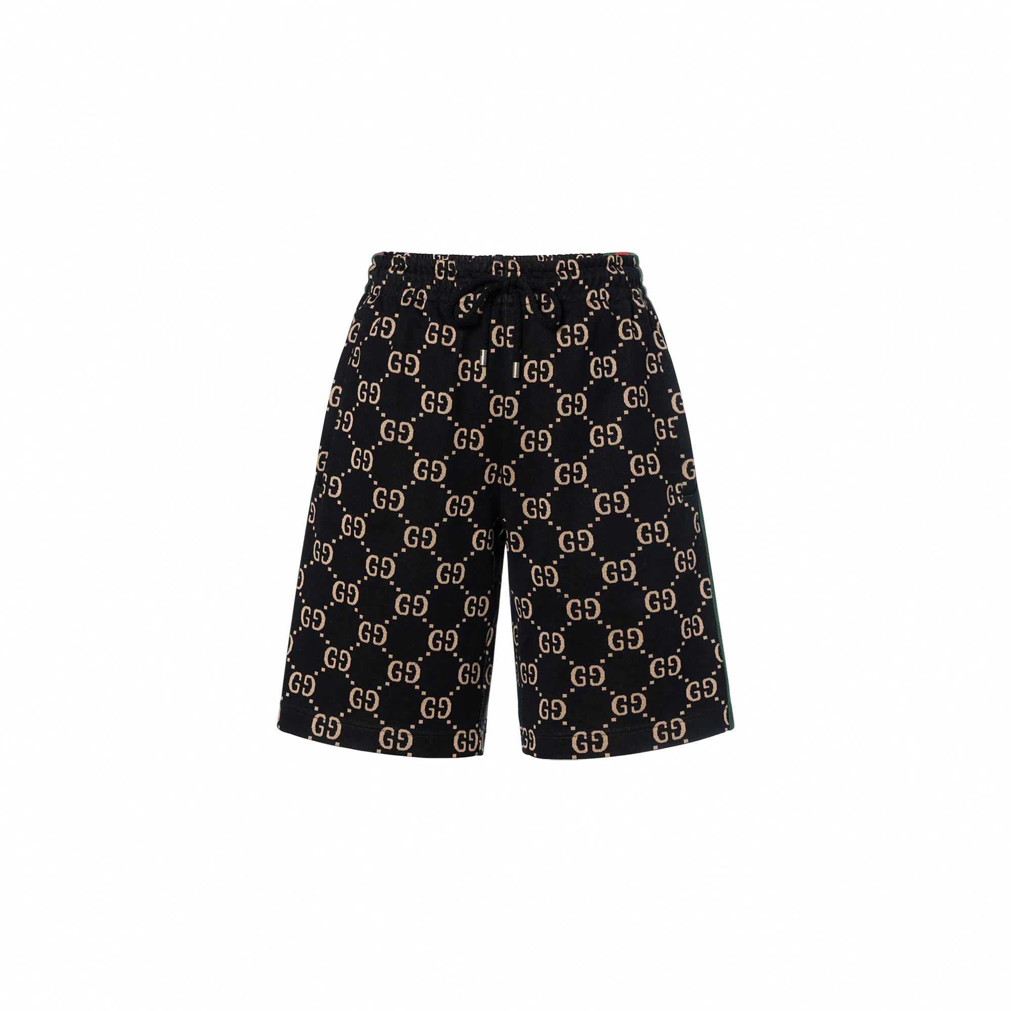 Gucci Logo Print Shorts Black