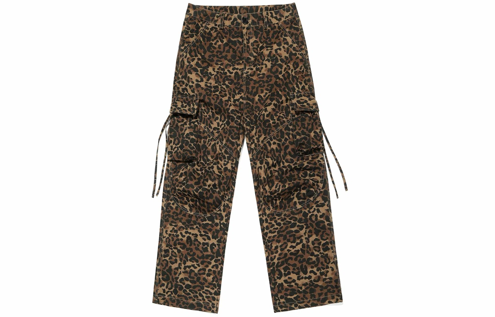 Guuka Vintage Straight Leopard Pants