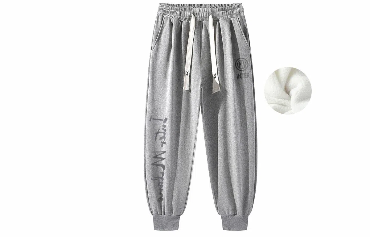 国际米兰足球俱乐部 字母印花休闲裤  宽松百搭束脚长裤学生户外运动卫裤大码基础款 男女同款