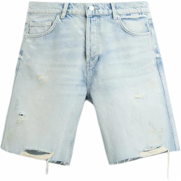 ZARA Denim Shorts Light Blue