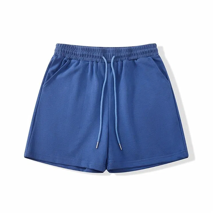 我是大卫 宽松韩版潮流潮牌百搭休闲短裤 男款 蓝色