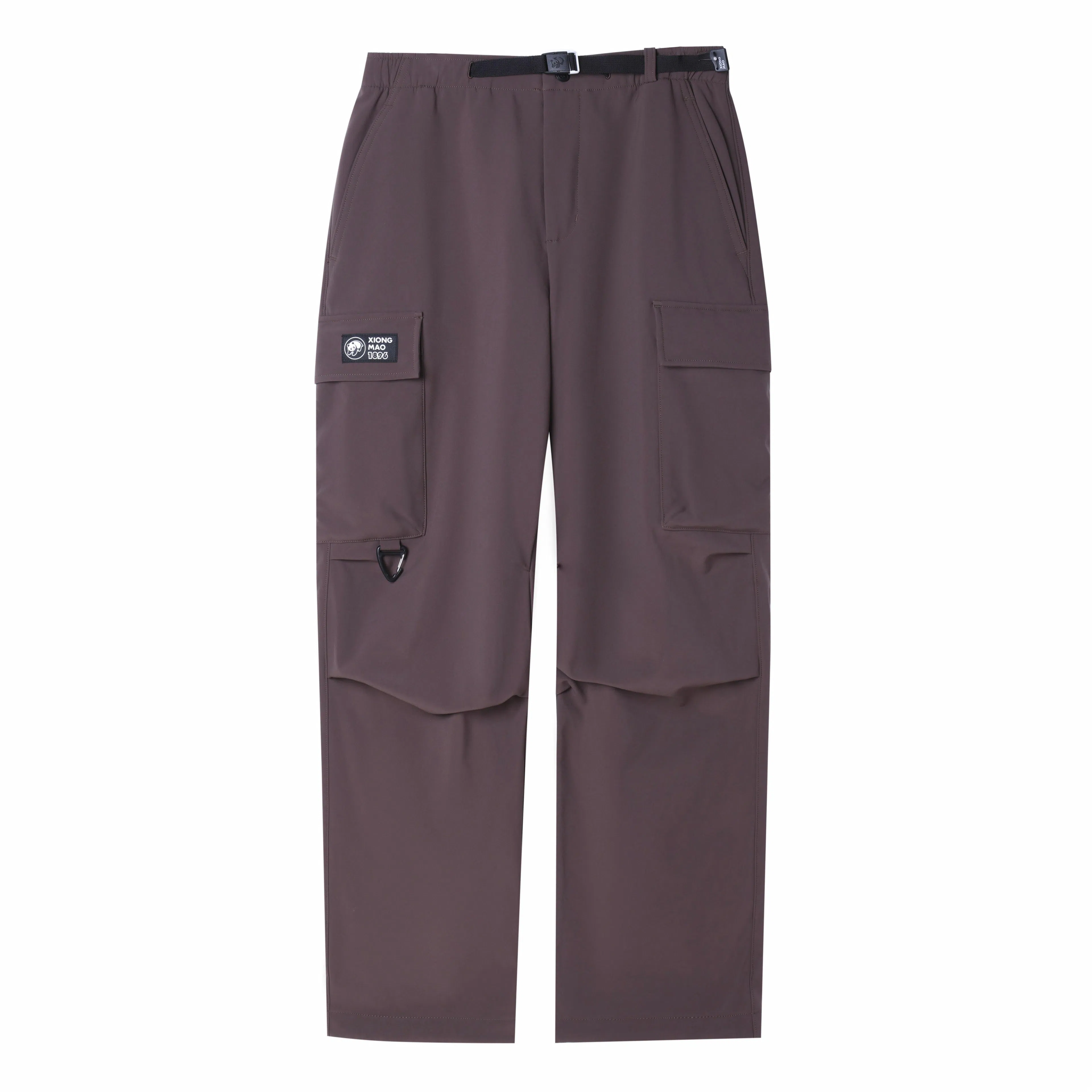 熊猫 山系户外火山岩发热保暖拒水御寒直筒多口袋软壳休闲裤 男款