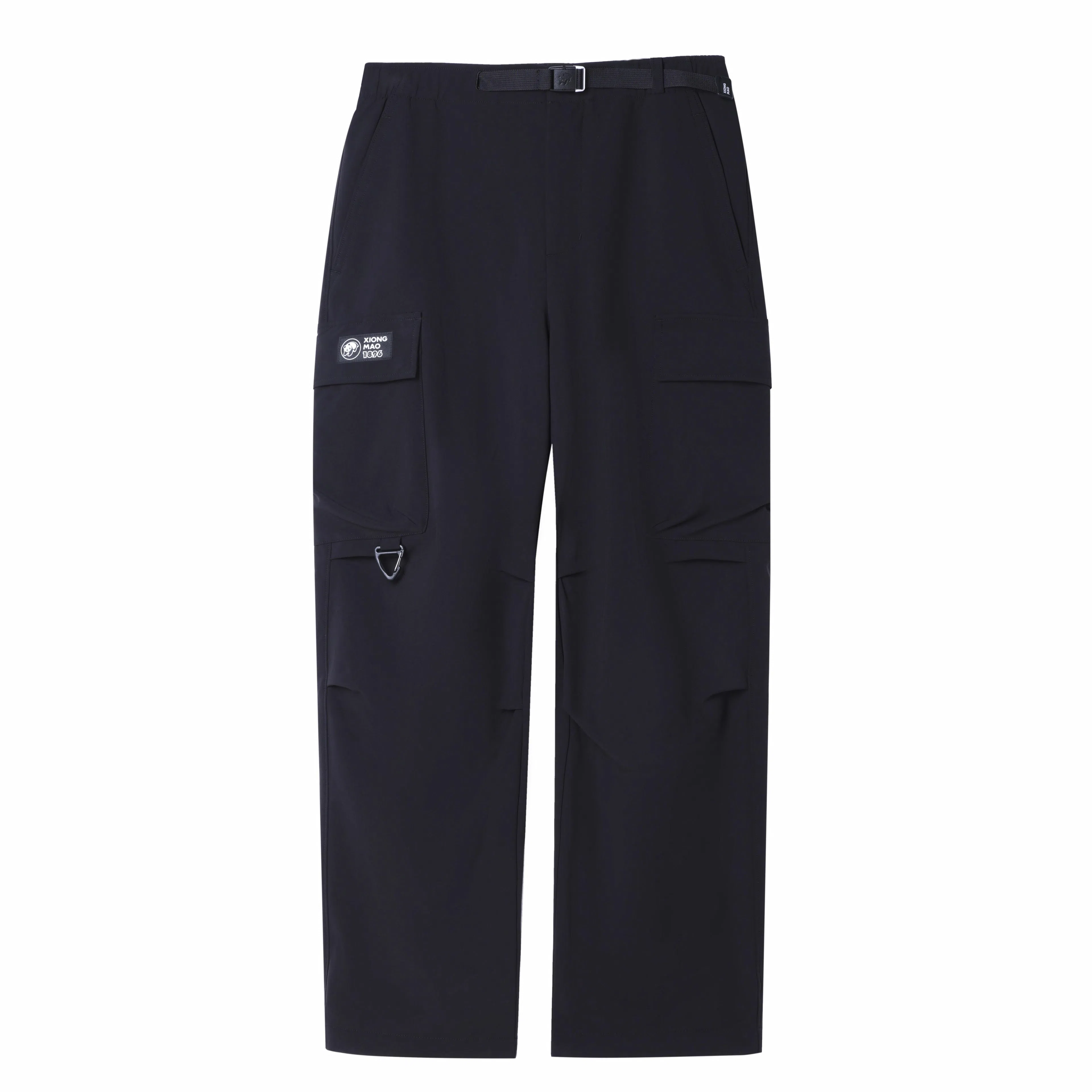 熊猫 山系户外火山岩发热保暖拒水御寒直筒多口袋软壳休闲裤 男款