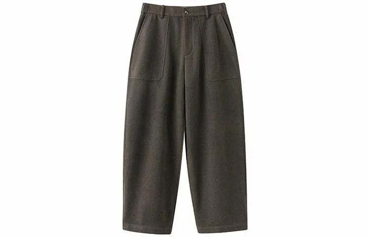 BUTTBILL Deck Wool Wide Leg Pants