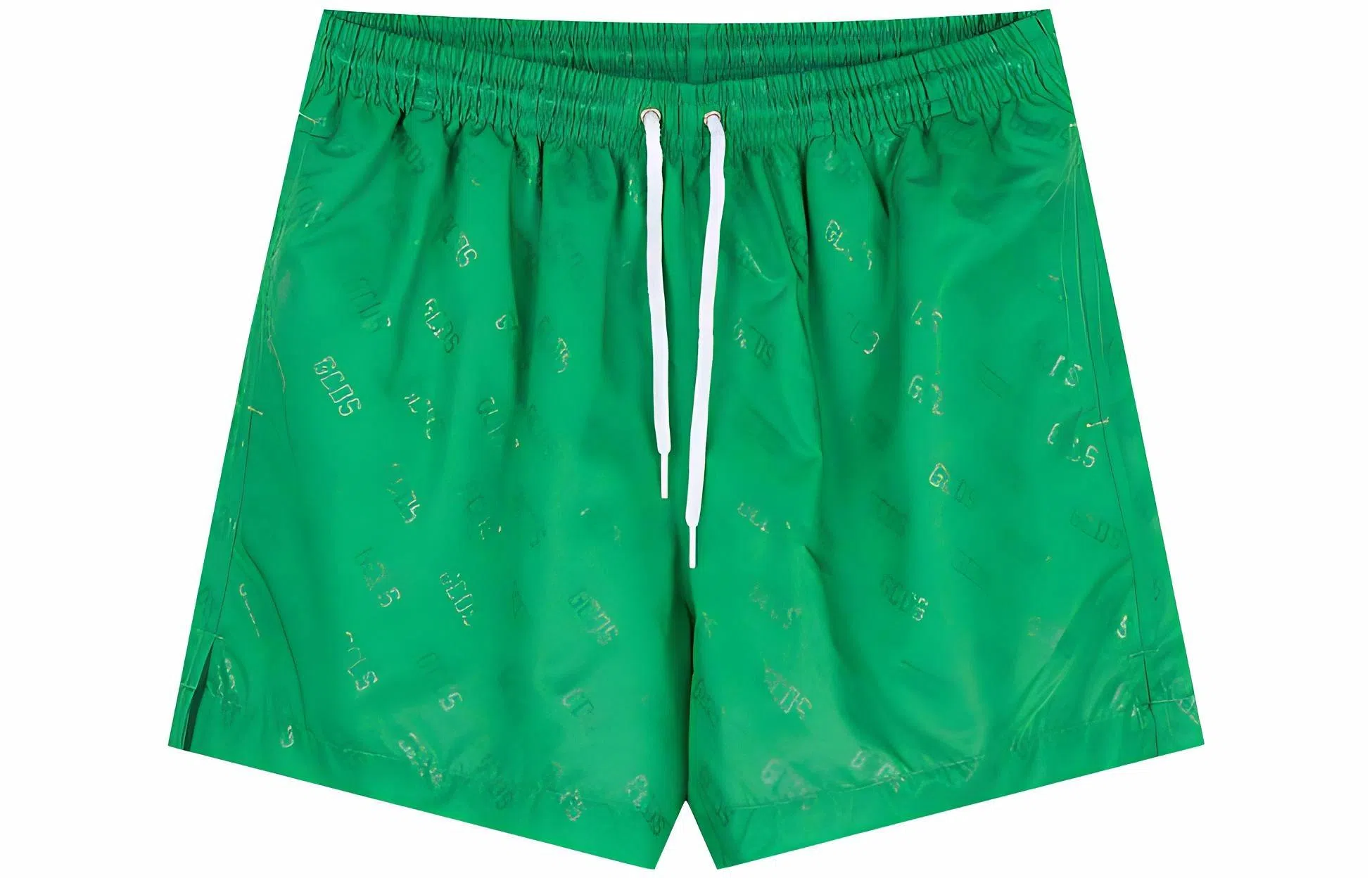 GCDS Logo Shorts Fluorescent Green