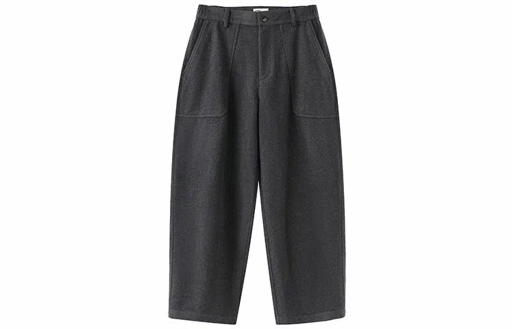 BUTTBILL Deck Wool Wide Leg Pants