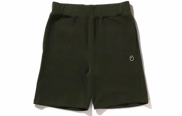A BATHING APE Logo Elastic Waist Shorts
