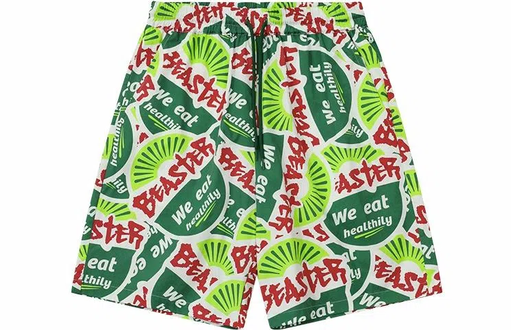 BEASTER Retro Print Shorts