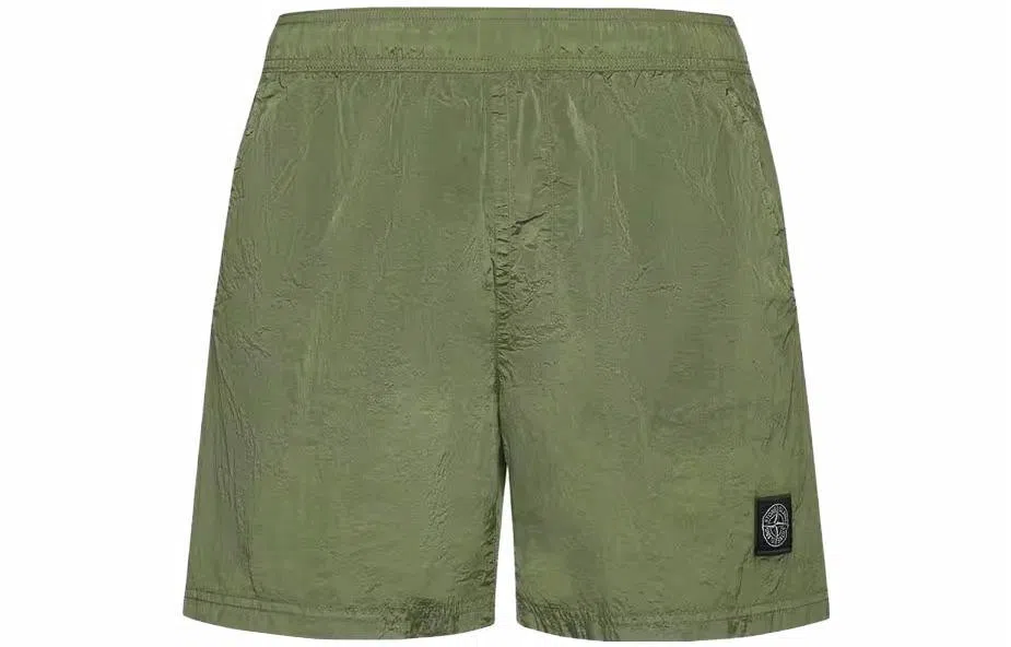 Stone Island Metal Nylon Shorts Green