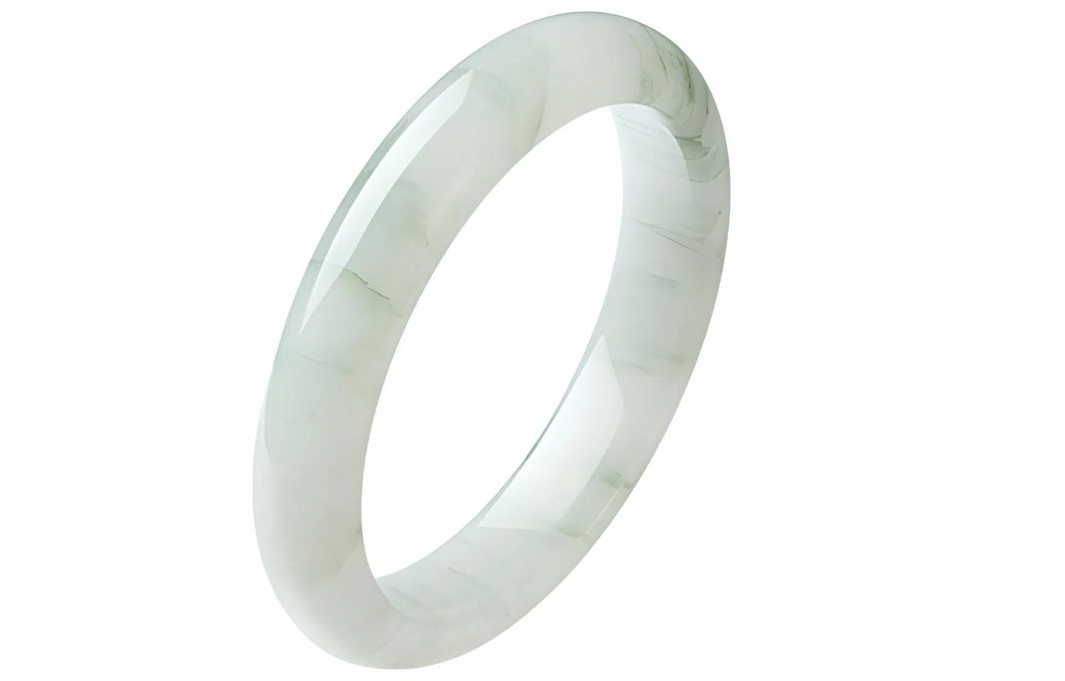 石头记 烟雨 青山黛翠绿贵妃镯  新中式国潮 高级感汉服旗袍百搭 清冷典雅高级感 吉祥如意 上手显白手饰  礼盒好运 天山翠 手镯 女款