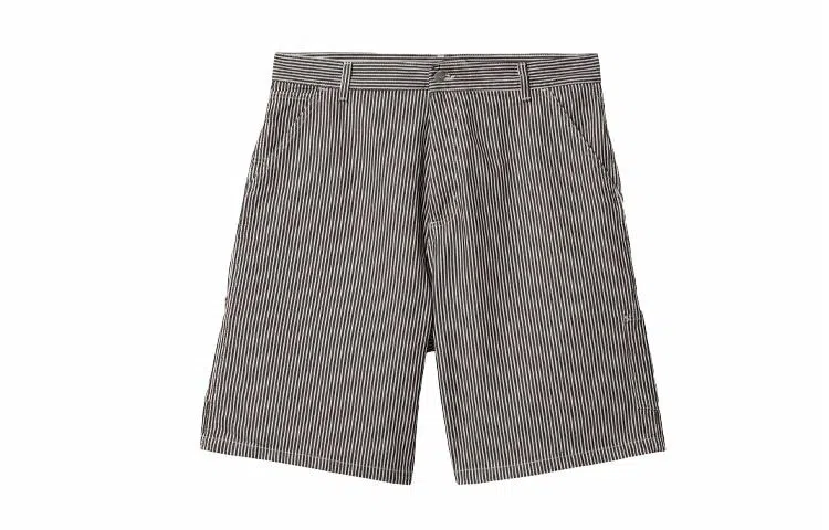 Carhartt WIP SS23 Striped Shorts Black