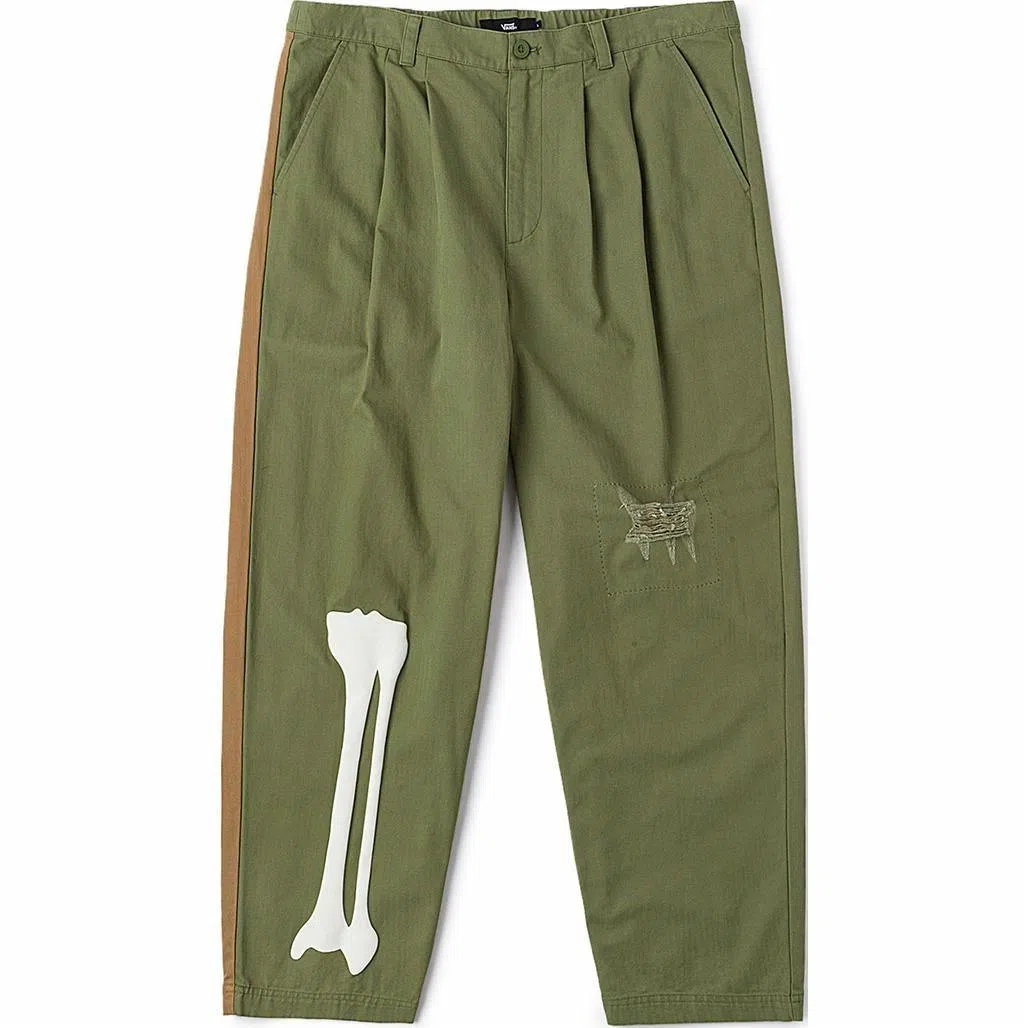 Vans x Asia Artist Collaboration Olive Green Pants