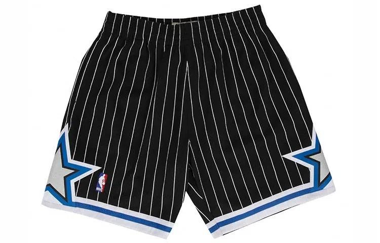 Mitchell & Ness NBA Classic Logo Basketball Pants Black