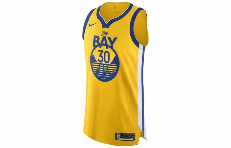 Nike NBA Jersey Golden State Warriors Curry Yellow