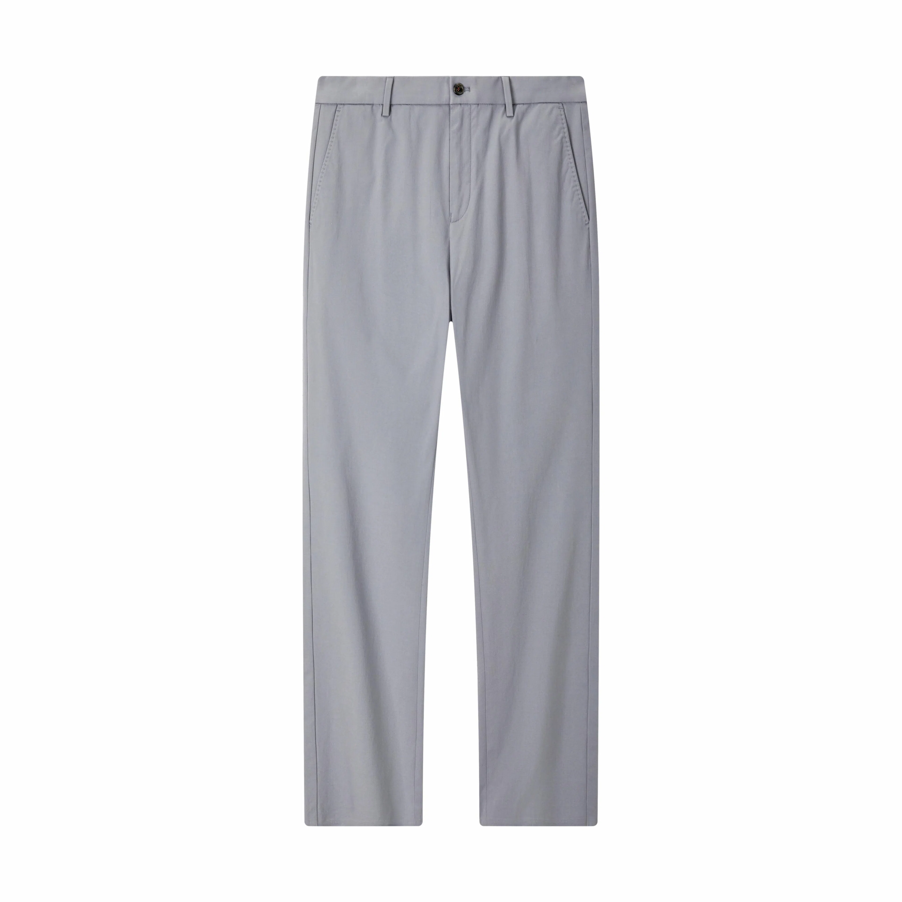 九牧王男裤专家 宽松纯色直筒休闲裤 男款