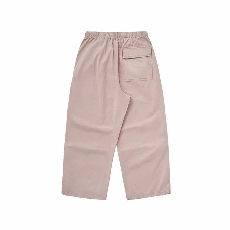 膨胀潮牌 成衣洗水宽松口袋阔腿休闲裤 男女同款