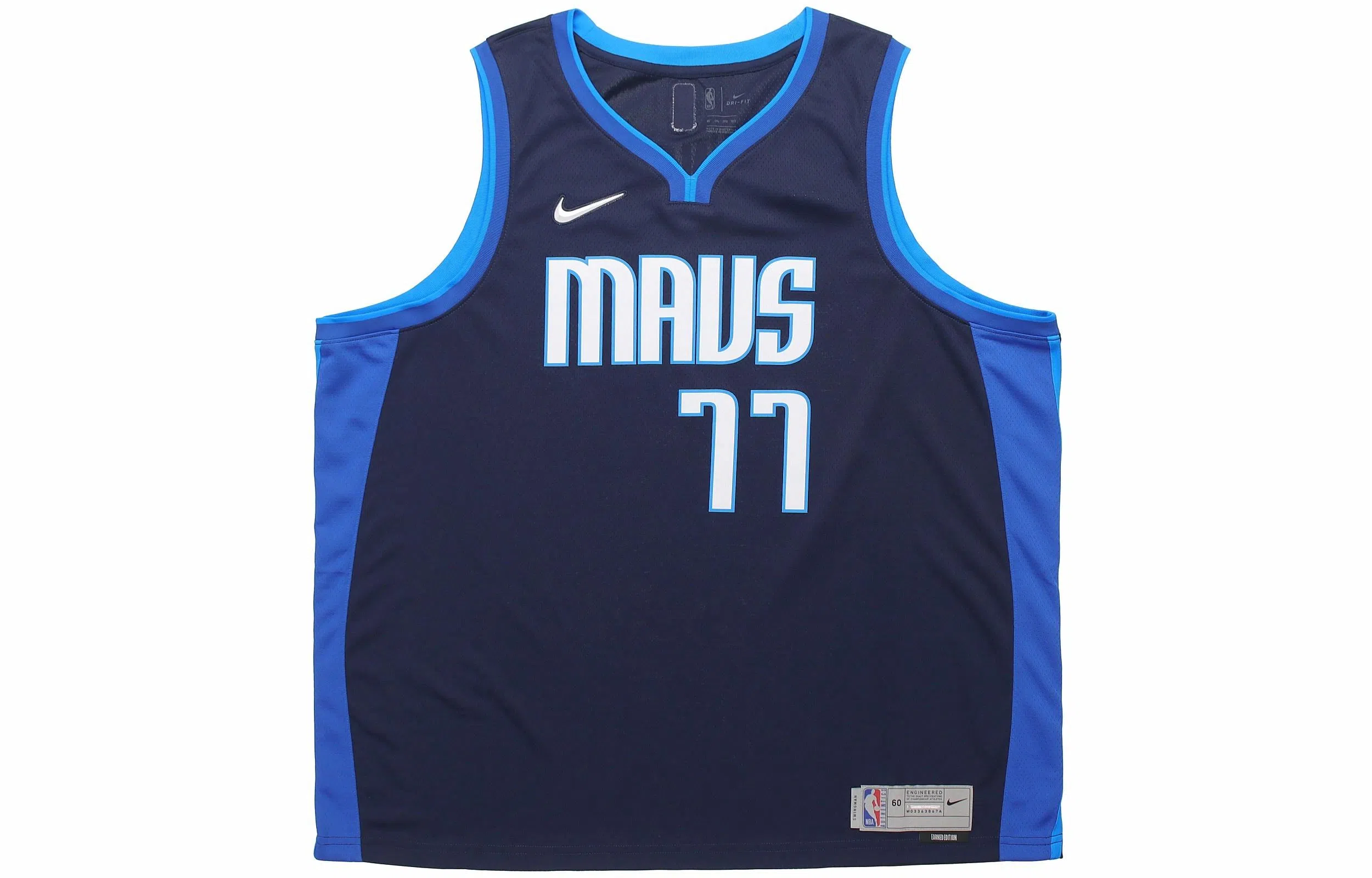Nike NBA Mavericks Doncic 77 Navy