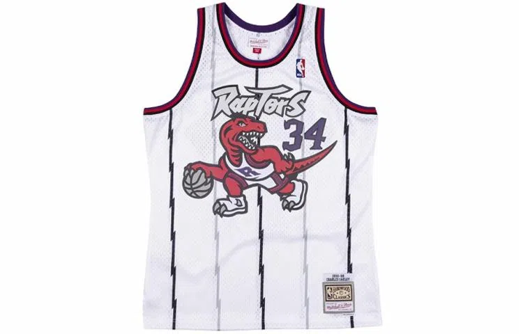 Mitchell & Ness NBA Raptors Oakley 34 Home Jersey 98-99