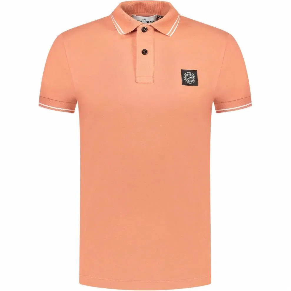 Stone Island Polo Shirt Orange