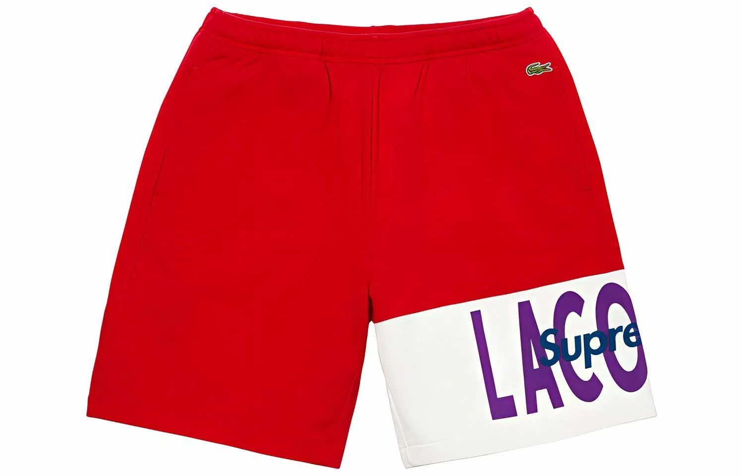 Supreme x LACOSTE FW19 Shorts Red
