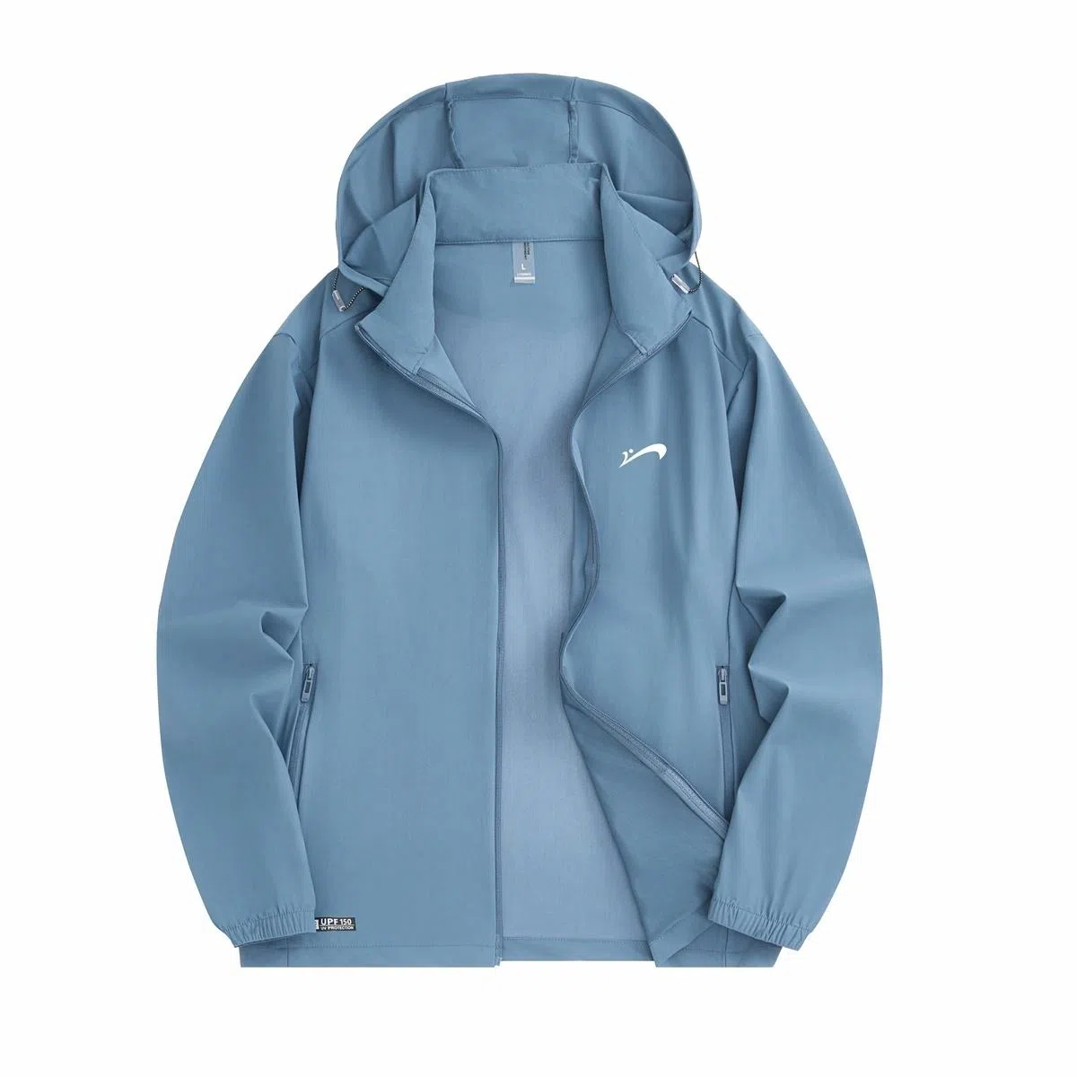 贵人鸟 美式复古高街舒适时尚简约纯色宽松休闲百搭户外运动轻薄长袖 防紫外线速干透气凉感防晒服 男女同款