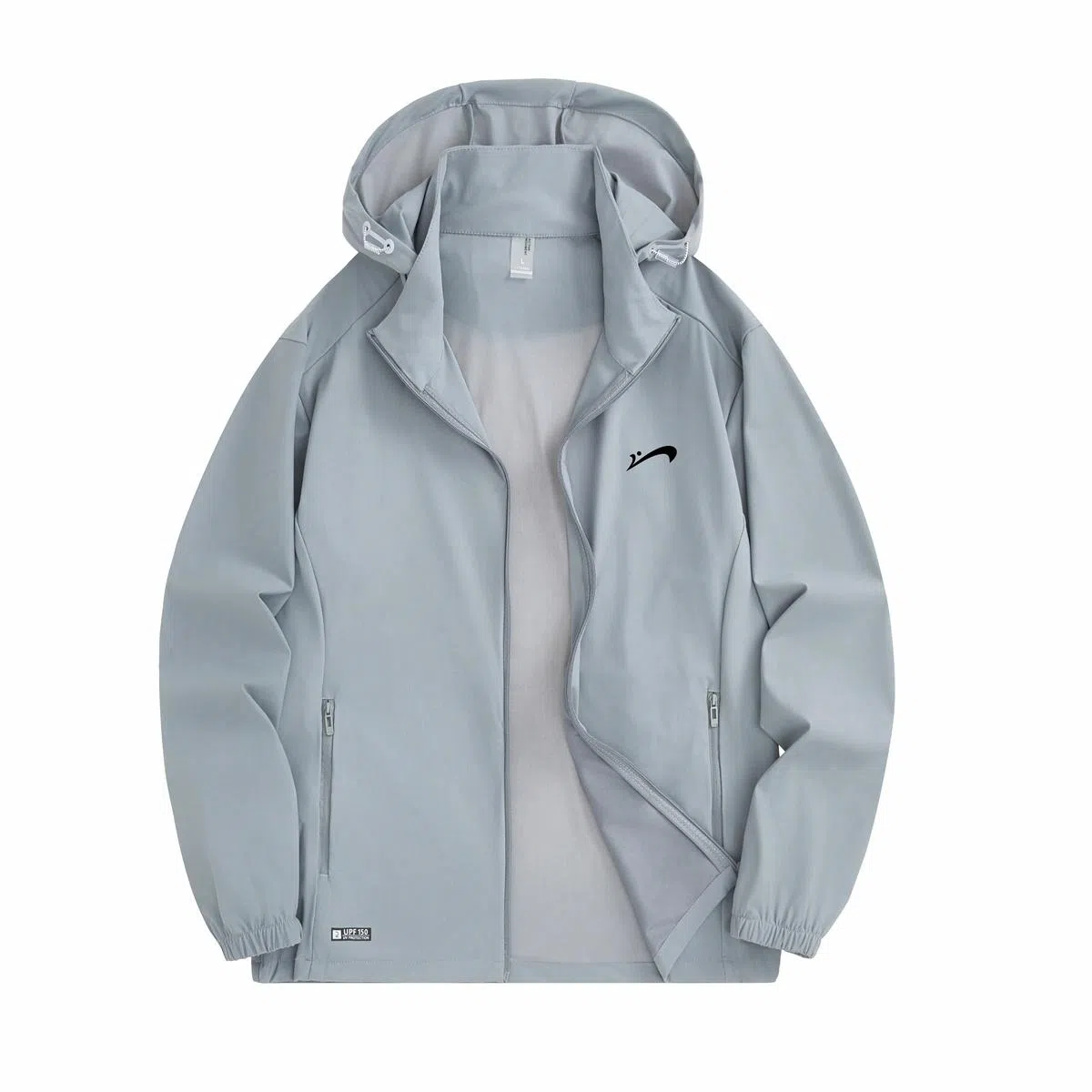 贵人鸟 美式复古高街舒适时尚简约纯色宽松休闲百搭户外运动轻薄长袖 防紫外线速干透气凉感防晒服 男女同款