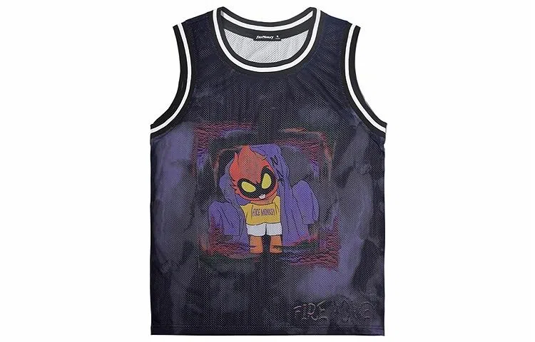 FireMonkey Halloween Basketball Jersey Black